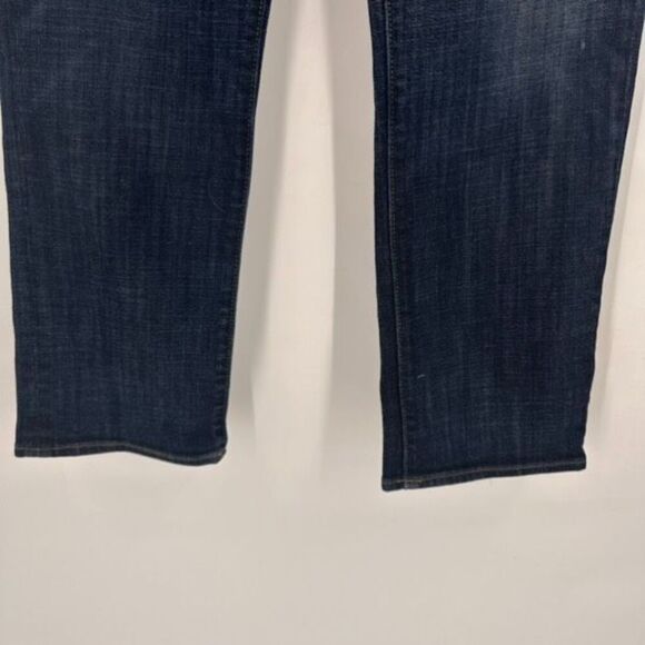 American Eagle Outfitters Women's Stretch Artist Cropped Jeans Blue Denim Size 4 - Picture 12 of 12